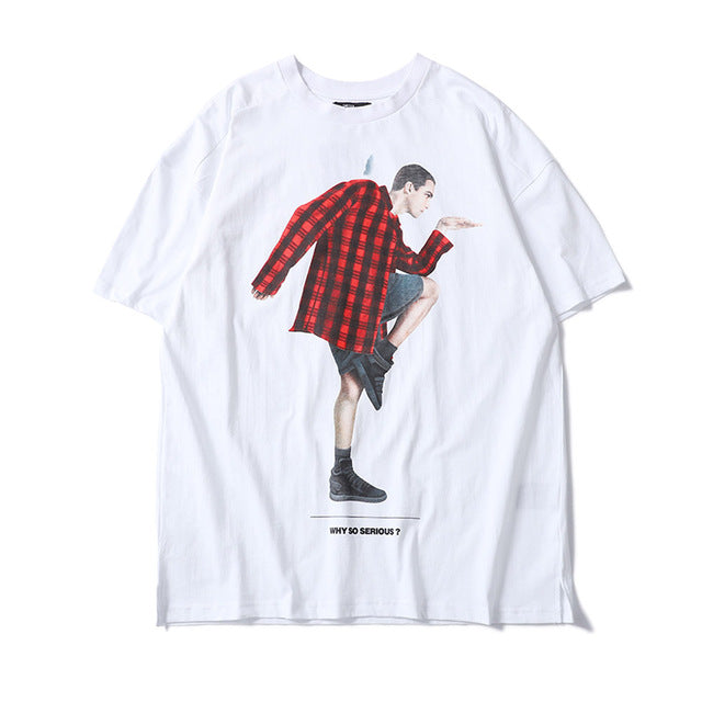 Why So Serious? Short Sleeve Oversized T-Shirt