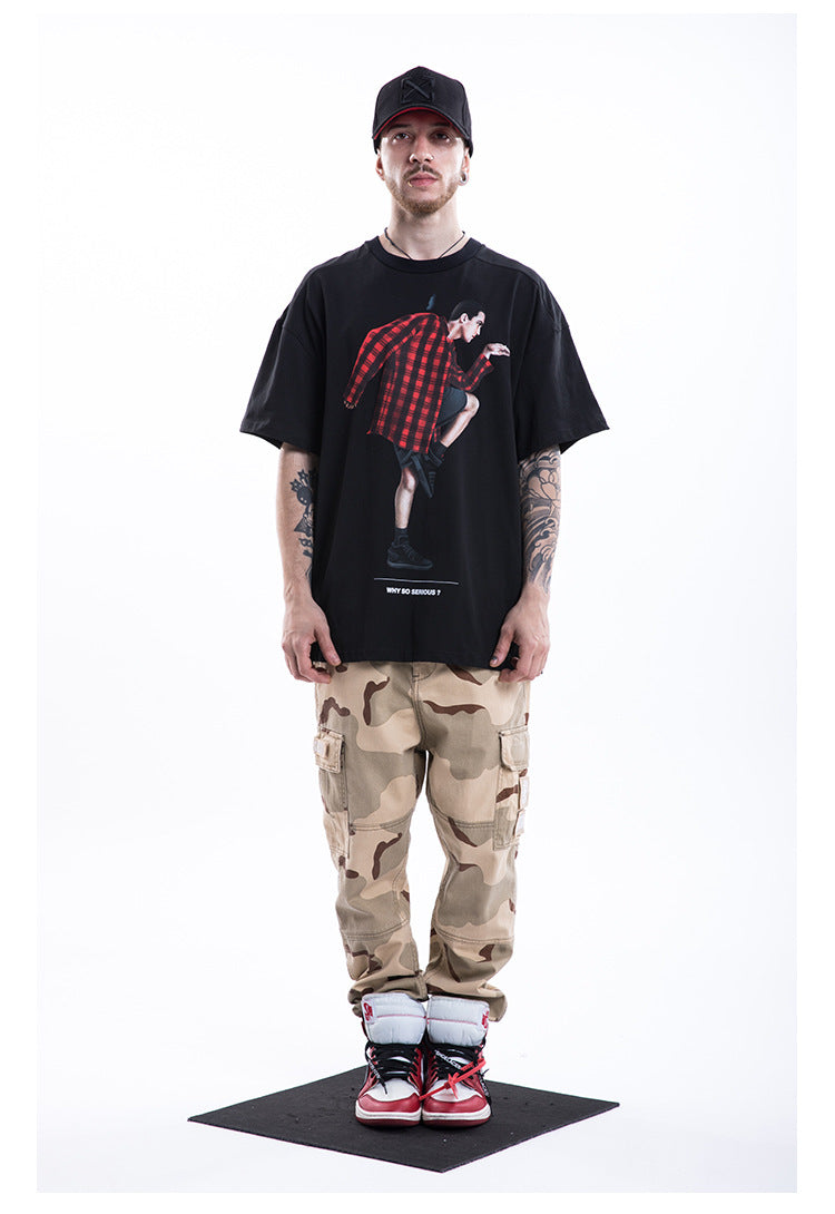 Why So Serious? Short Sleeve Oversized T-Shirt