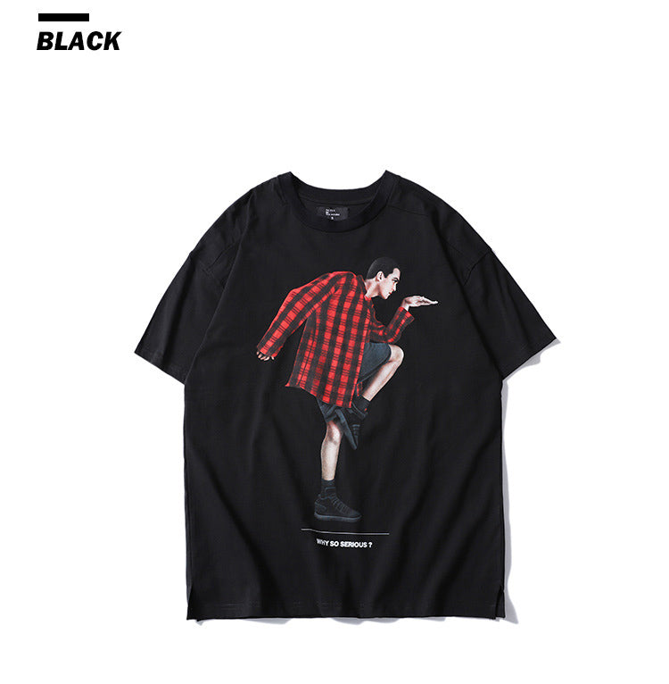 Why So Serious? Short Sleeve Oversized T-Shirt