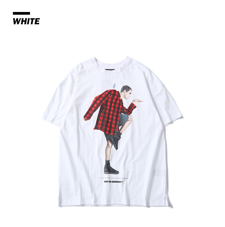 Why So Serious? Short Sleeve Oversized T-Shirt