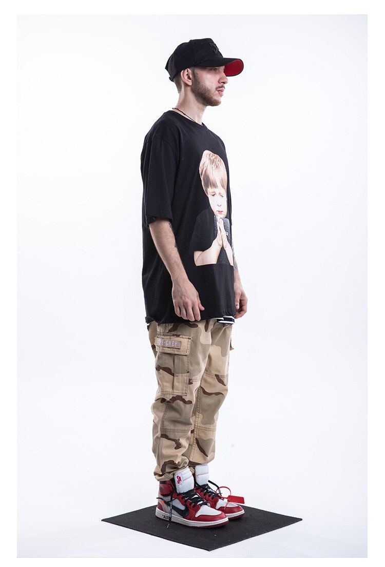 Little Boy Short Sleeve Oversized T-Shirt