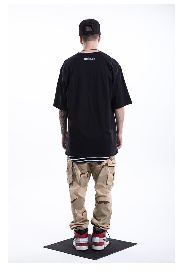 Little Boy Short Sleeve Oversized T-Shirt