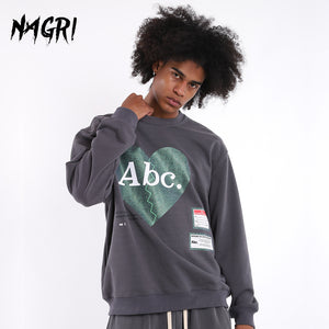 Abc Letter Graphic Sweatshirt