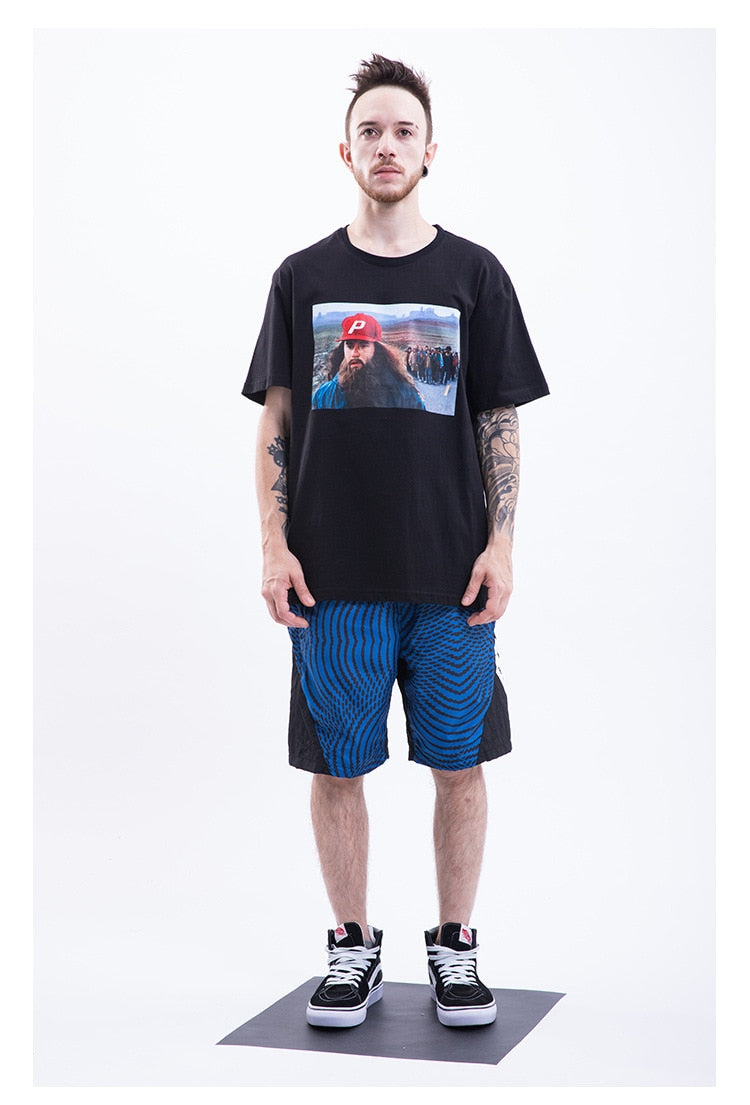 Beard Man Short Sleeve Oversized T-Shirt