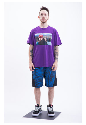 Beard Man Short Sleeve Oversized T-Shirt