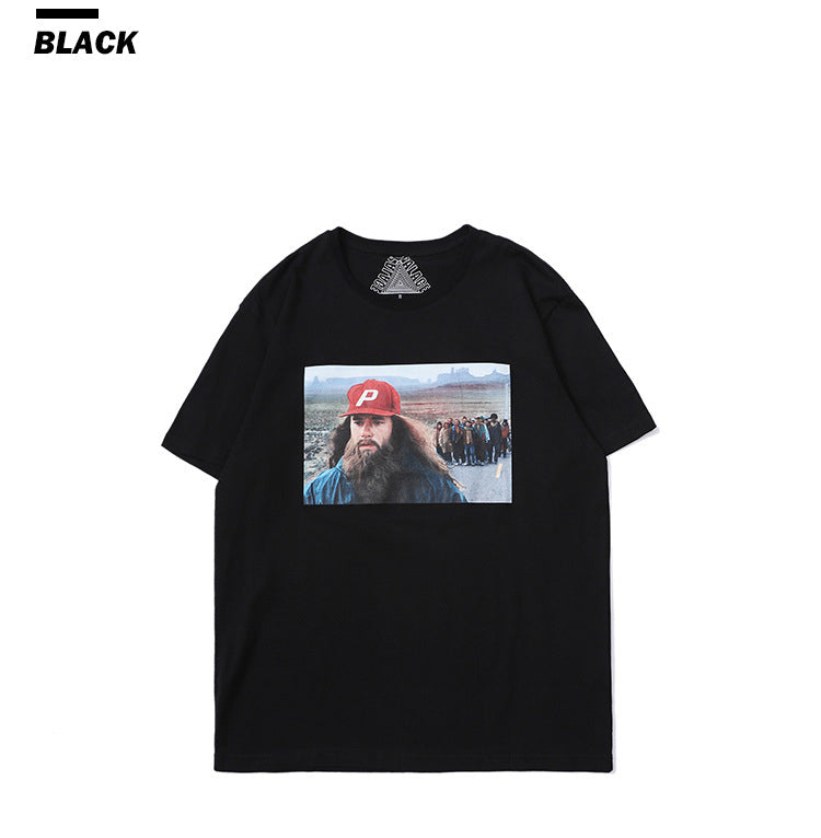 Beard Man Short Sleeve Oversized T-Shirt