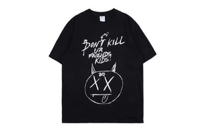 Don't Kill Ur Friends Kids Short Sleeve Oversized T-Shirt