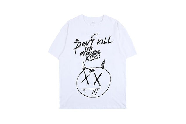 Don't Kill Ur Friends Kids Short Sleeve Oversized T-Shirt