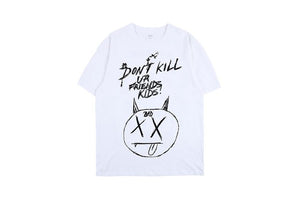 Don't Kill Ur Friends Kids Short Sleeve Oversized T-Shirt