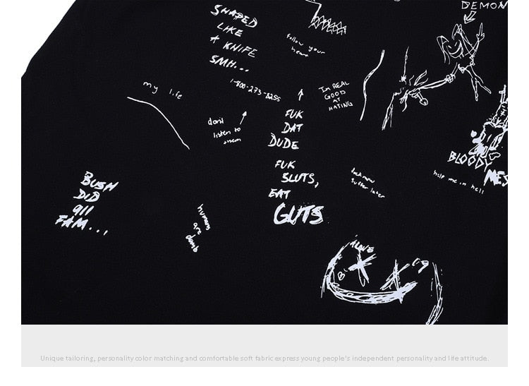 Don't Kill Ur Friends Kids Short Sleeve Oversized T-Shirt