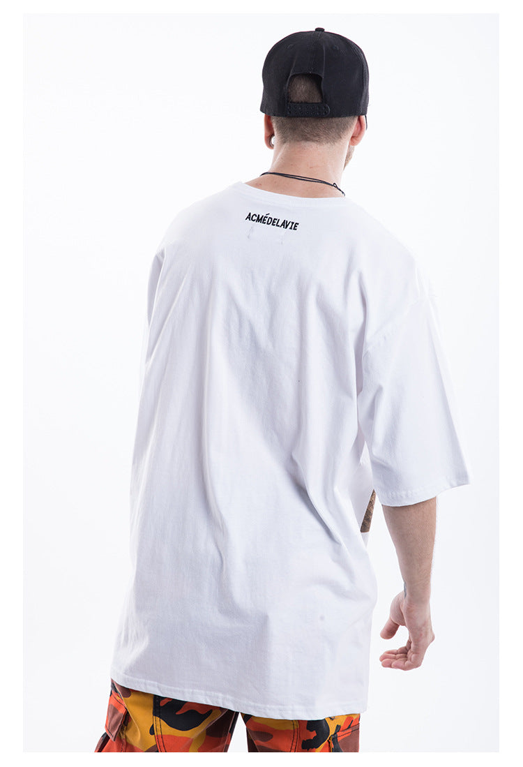 Little Boy Short Sleeve Oversized T-Shirt