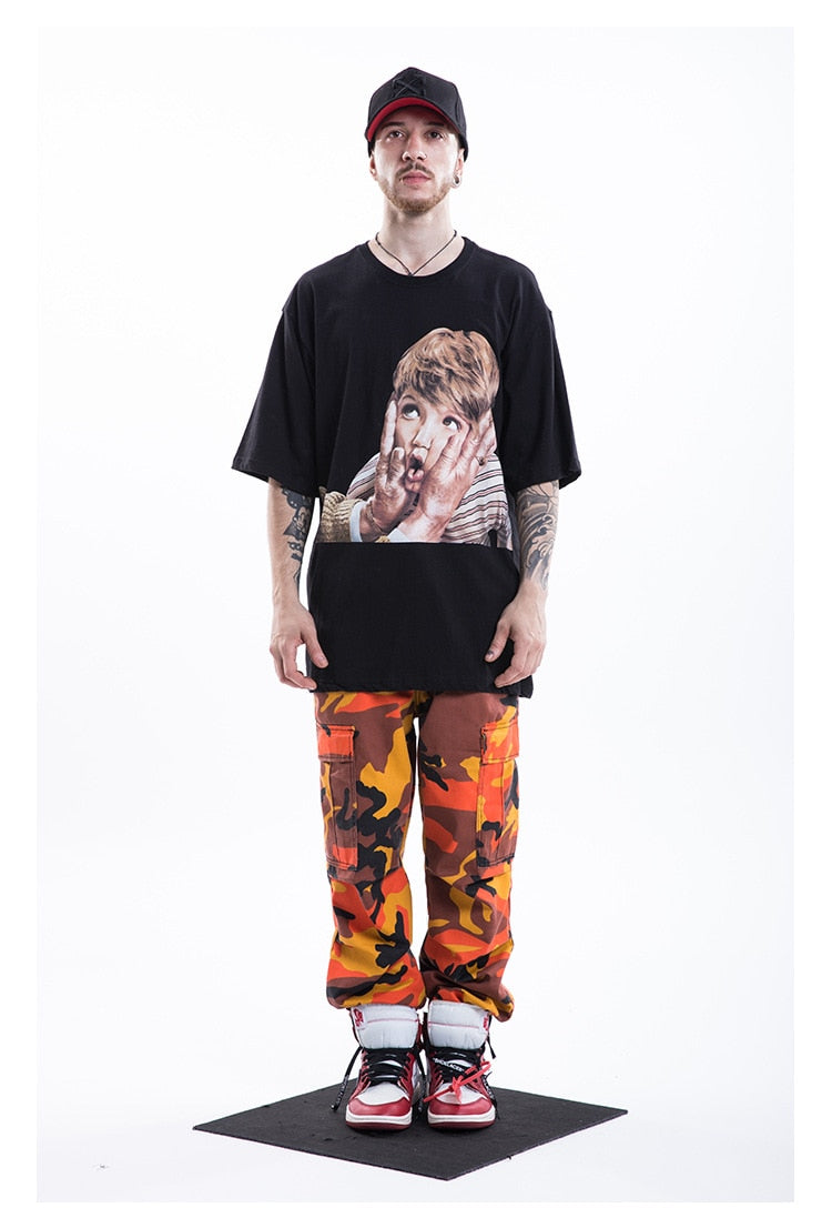 Little Boy Short Sleeve Oversized T-Shirt