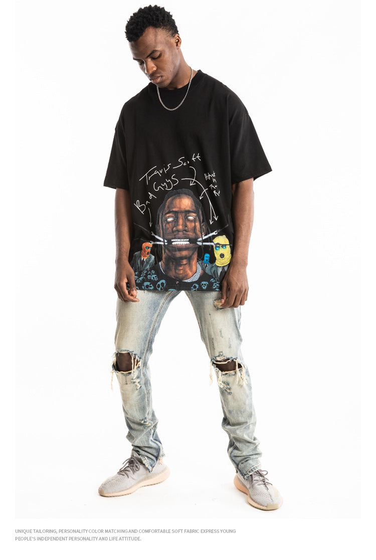 Travis Scott Short Sleeve Oversized T-Shirt