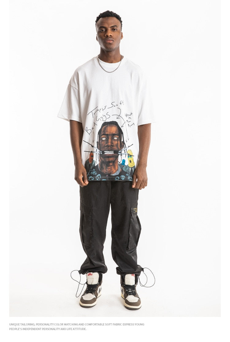 Travis Scott Short Sleeve Oversized T-Shirt