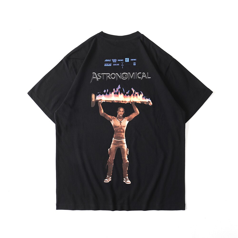 Travis Scott ASTROWORLD Short Sleeve Oversized T-Shirt