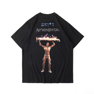 Travis Scott ASTROWORLD Short Sleeve Oversized T-Shirt