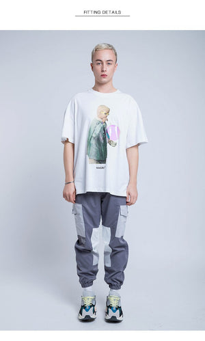 Nagri Graphs Short Sleeve Oversized T-Shirt