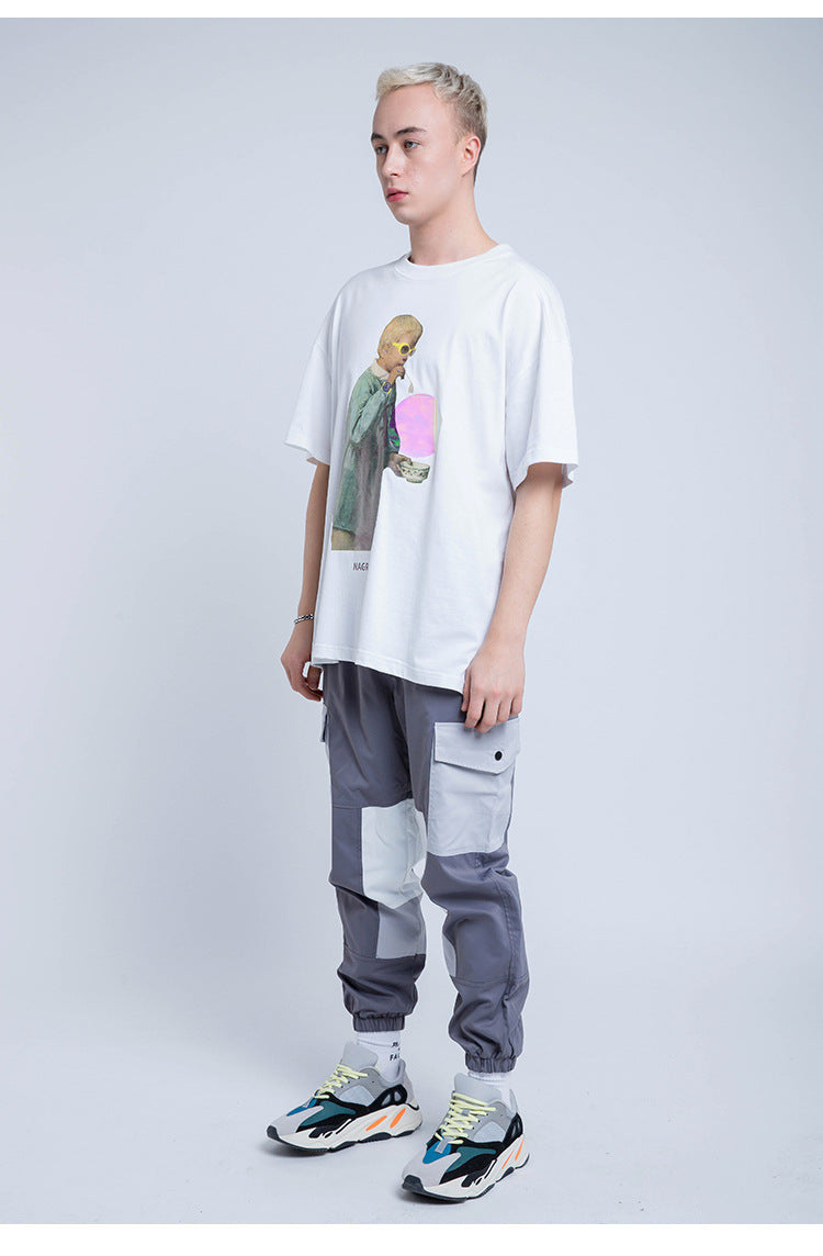 Nagri Graphs Short Sleeve Oversized T-Shirt