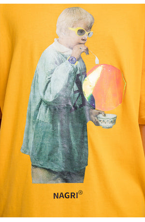 Nagri Graphs Short Sleeve Oversized T-Shirt