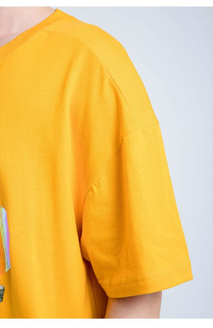 Nagri Graphs Short Sleeve Oversized T-Shirt