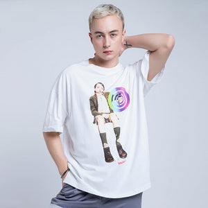 Nagri Graphs Short Sleeve Oversized T-Shirt