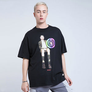 Nagri Graphs Short Sleeve Oversized T-Shirt
