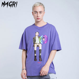 Nagri Graphs Short Sleeve Oversized T-Shirt
