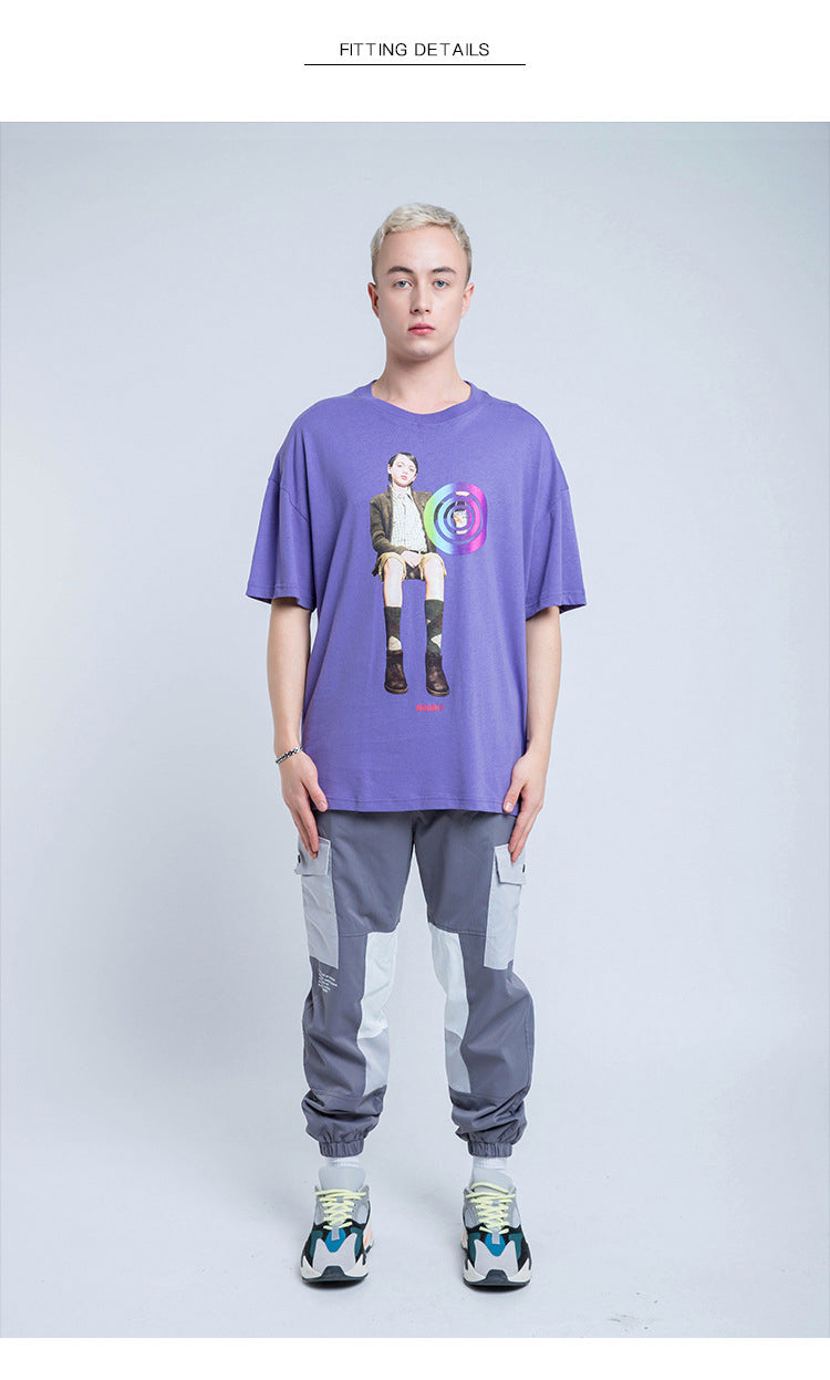 Nagri Graphs Short Sleeve Oversized T-Shirt