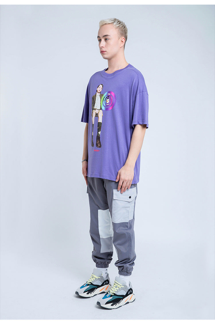 Nagri Graphs Short Sleeve Oversized T-Shirt