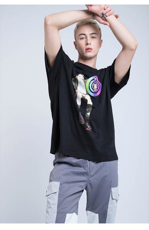 Nagri Graphs Short Sleeve Oversized T-Shirt