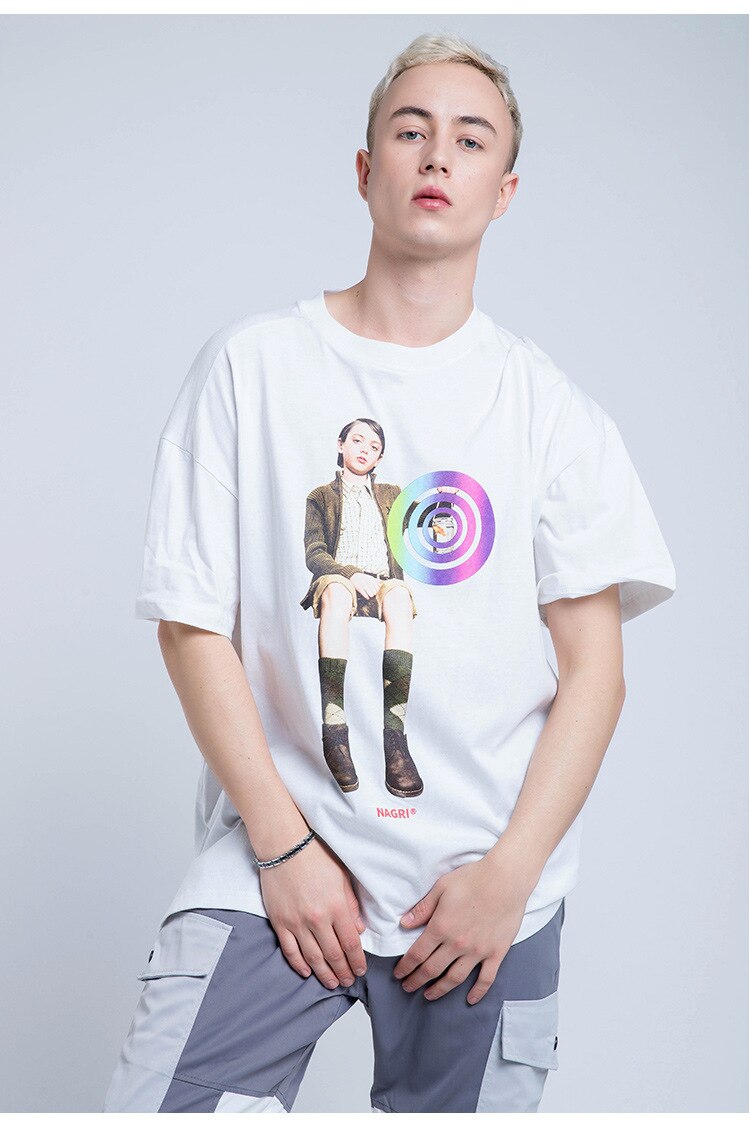 Nagri Graphs Short Sleeve Oversized T-Shirt