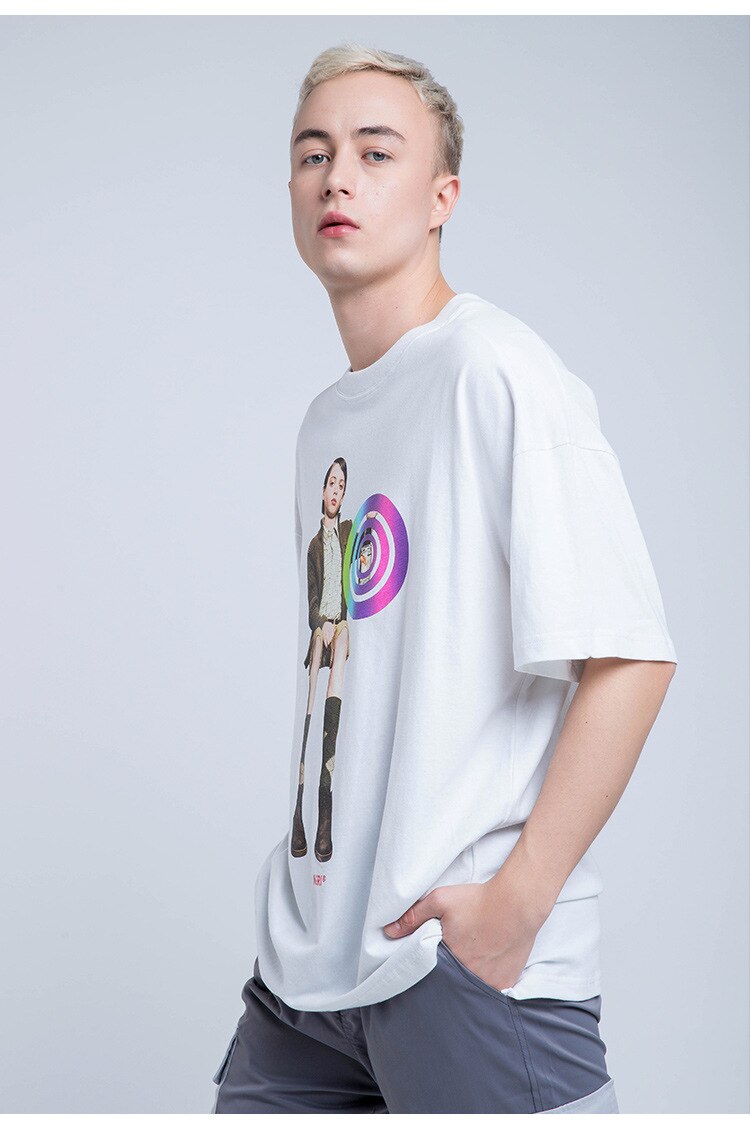 Nagri Graphs Short Sleeve Oversized T-Shirt