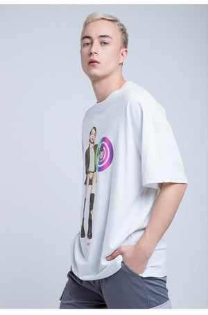 Nagri Graphs Short Sleeve Oversized T-Shirt
