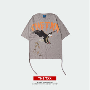 Hip-Hop Short Sleeve Oversized T-Shirt