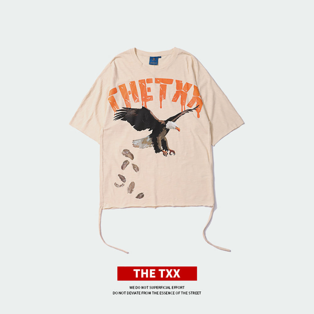 Hip-Hop Short Sleeve Oversized T-Shirt