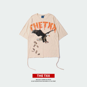 Hip-Hop Short Sleeve Oversized T-Shirt
