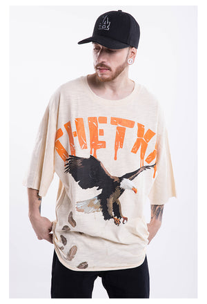 Hip-Hop Short Sleeve Oversized T-Shirt