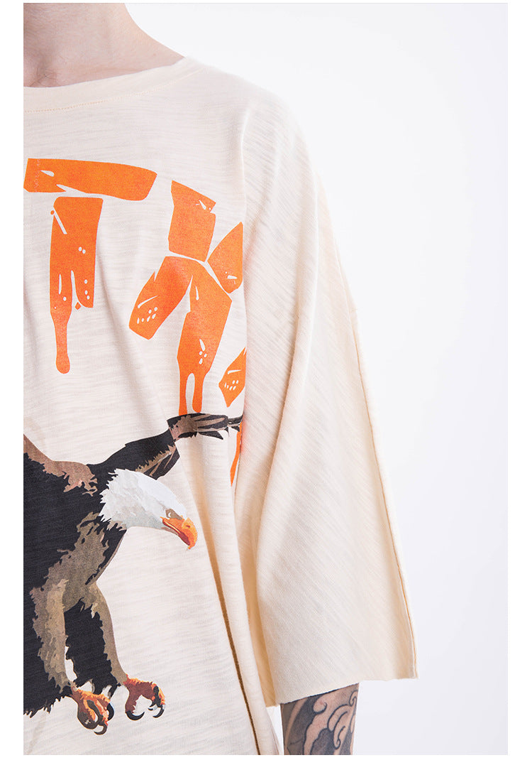 Hip-Hop Short Sleeve Oversized T-Shirt