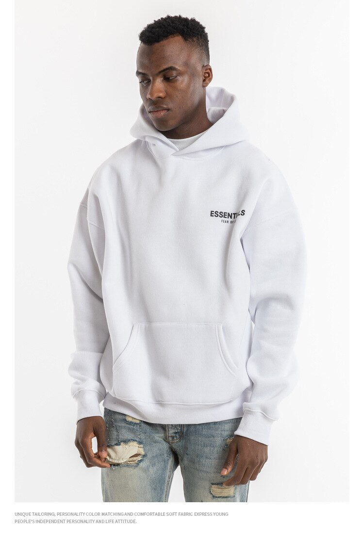 Flower Letter Print Hoodie