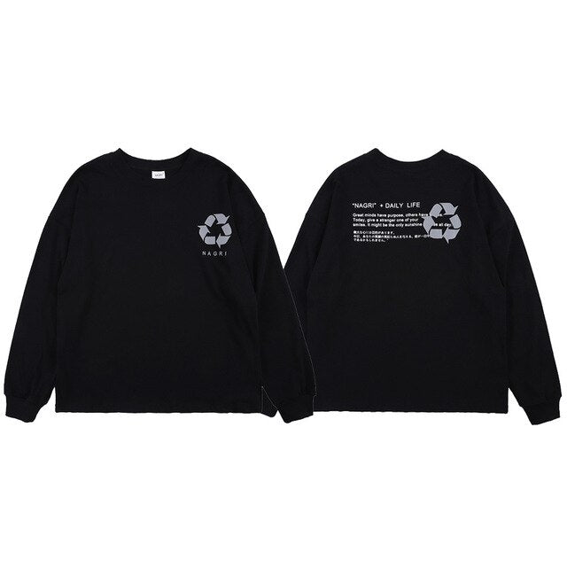 Reflective Long Sleeve T-Shirt